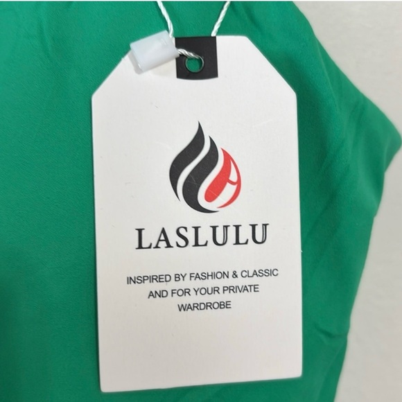 Laslulu Emerald Green Bra Top Large. New - Picture 3 of 4